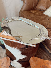 Load image into Gallery viewer, The Silver Bull Oval Platter
