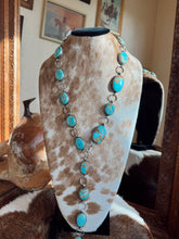 Load image into Gallery viewer, The Giddings Turquoise Belt
