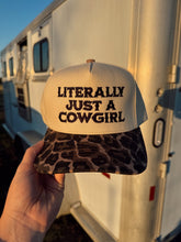 Load image into Gallery viewer, The Just a Cowgirl Baseball Cap in Black
