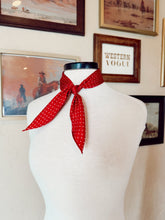 Load image into Gallery viewer, The Mini Polka Dot Wild Rag in Red
