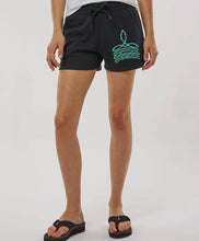 Load image into Gallery viewer, Turquoise Bootstich Shorts

