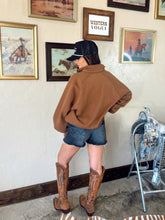 Load image into Gallery viewer, Piper Sweatshirt in Brown-SMALL
