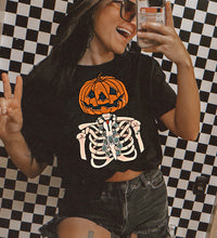 Load image into Gallery viewer, Comfort Colors Pumpkin Skeleton
