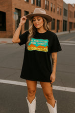 Load image into Gallery viewer, The World Needs More Cowboys Kids–Adult Gildan Black Shirt – Graphic Tee, Long Sleeve &amp; Crewneck.
