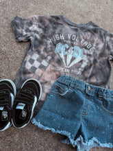 Load image into Gallery viewer, Upcycled By Katie: AC/DC High Voltage Tee – Hand-Bleached One-of-a-Kind (Kids S 6/6X) Shirt – Graphic Tee
