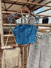 Load image into Gallery viewer, The Dumas Denim Corset Top

