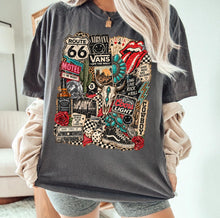 Load image into Gallery viewer, Vintage Western Rock Collage Graphic Tee
