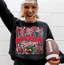 Load image into Gallery viewer, College Game Day T-Shirt | Choose Your Team | Black Gildan Softstyle
