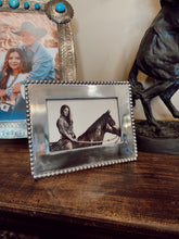Load image into Gallery viewer, The Silver Beaded Picture Frame
