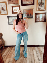 Load image into Gallery viewer, The Sawyer Top in Pink EXTRA SMALL
