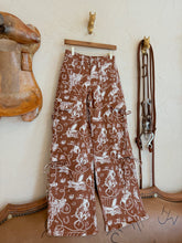 Load image into Gallery viewer, The Ranch Roundup Western Print Cargo Jeans

