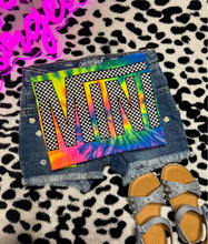 Load image into Gallery viewer, Mini Checkered On Tie Dye Tee
