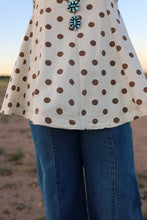 Load image into Gallery viewer, The Posie Polka Dot Denim Top
