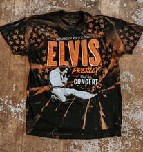 Load image into Gallery viewer, Upcycled Elvis Presley Bleached Graphic Tee (Size M)
