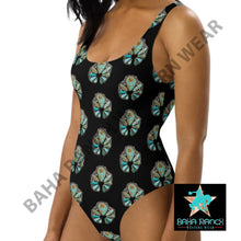Load image into Gallery viewer, Yeehaw Black Naja One Piece Swimsuit
