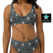 Load image into Gallery viewer, Yeehaw Aztec Bull Skull Bikini
