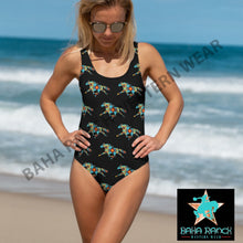 Load image into Gallery viewer, Yeehaw Aztec Horse One Piece Swimsuit
