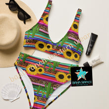 Load image into Gallery viewer, Yeehaw Sunflower Serape Bikini
