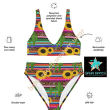 Load image into Gallery viewer, Yeehaw Sunflower Serape Bikini
