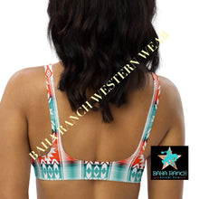 Load image into Gallery viewer, Yeehaw Aztec Print Bikini Top
