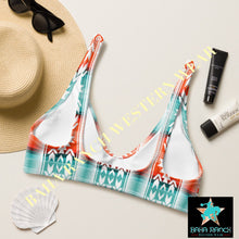 Load image into Gallery viewer, Yeehaw Aztec Print Bikini Top

