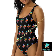 Load image into Gallery viewer, Yeehaw Sunset Desert One-Piece Swimsuit
