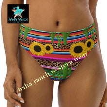 Load image into Gallery viewer, Yeehaw Sunflower Serape Cactus Bikini Bottom
