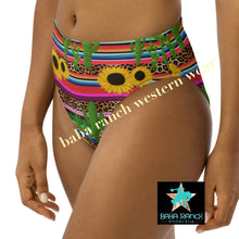 Load image into Gallery viewer, Yeehaw Sunflower Serape Cactus Bikini Bottom
