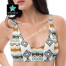 Load image into Gallery viewer, Yeehaw Aztec Print Bikini Top
