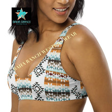 Load image into Gallery viewer, Yeehaw Aztec Print Bikini Top
