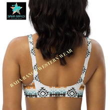 Load image into Gallery viewer, Yeehaw Aztec Print Bikini Top
