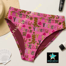 Load image into Gallery viewer, Yeehaw Pink Yeehaw Bikini Bottom
