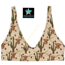 Load image into Gallery viewer, Yeehaw Longhorn Ranch Cactus Bikini
