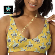 Load image into Gallery viewer, Yeehaw Vintage Bronc Buster Bikini Top
