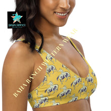Load image into Gallery viewer, Yeehaw Vintage Bronc Buster Bikini Top
