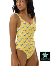 Load image into Gallery viewer, Yeehaw Vintage Bronc Buster One-Piece Swimsuit
