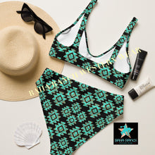 Load image into Gallery viewer, Yeehaw Turquoise Aztec Bikini
