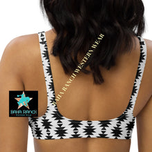 Load image into Gallery viewer, Yeehaw White Aztec Bikini Top

