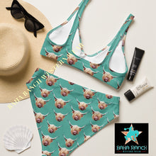 Load image into Gallery viewer, Yeehaw Highland Cow Bikini
