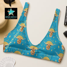 Load image into Gallery viewer, Yeehaw Longhorn Sunshine Bikini Top
