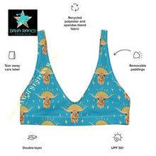 Load image into Gallery viewer, Yeehaw Longhorn Sunshine Bikini Top
