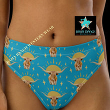 Load image into Gallery viewer, Yeehaw Longhorn Sunshine Bikini Bottom
