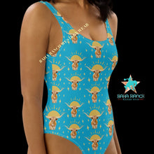 Load image into Gallery viewer, Yeehaw Longhorn Sunshine One Piece Swimsuit
