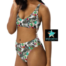 Load image into Gallery viewer, Yeehaw Funky Cowgirl Collage Bikini
