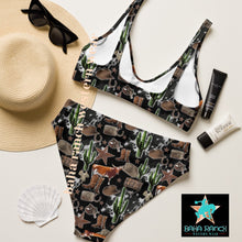 Load image into Gallery viewer, Yeehaw Cowboy Collage Bikini
