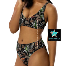 Load image into Gallery viewer, Yeehaw Cowboy Collage Bikini
