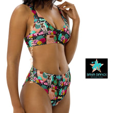 Load image into Gallery viewer, Yeehaw Turquoise Cowgirl Bikini
