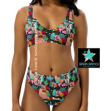 Load image into Gallery viewer, Yeehaw Turquoise Cowgirl Bikini
