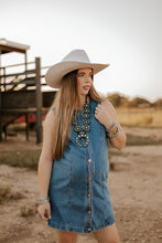 Load image into Gallery viewer, The Dobbs Denim Dress
