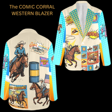 Load image into Gallery viewer, Baha Ranch The Comic Corral Cowgirl Western Rodeo Blazer
